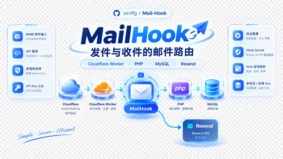 Mail-Hook：打造属于自己的多域名邮件系统